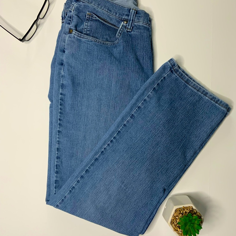 RIDERS by Lee Straight Leg Blue Jeans